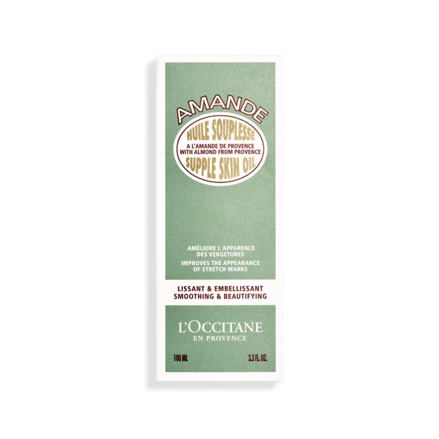 L'OCCITANE Almond Firming Body Oil - Nourishing & Tightening Yellow Oil for Skin