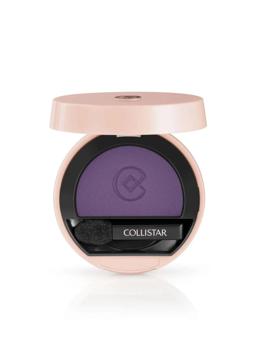 COLLISTAR Impeccable Compact Eye Shadow in 140 Purple Haze Matte - Long-Lasting Matte Finish