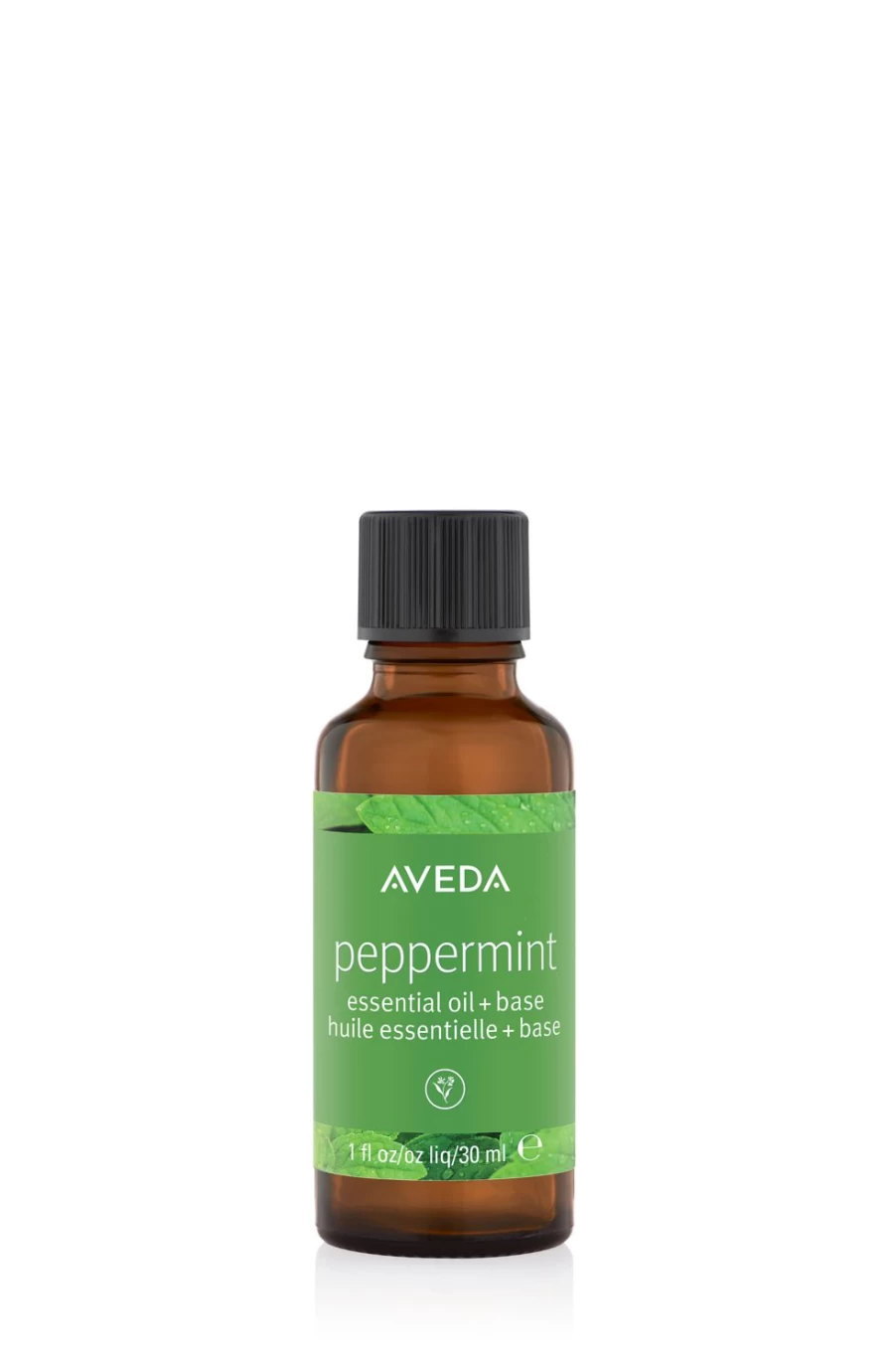 AVEDA Peppermint Essential Oil 30ml - Pure & Natural Aromatherapy Oil, Brown Glass Bottle