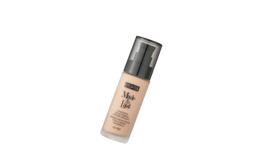 PUPA MILANO Made To Last Foundation - 020 Light Beige, Long-Lasting Liquid Makeup