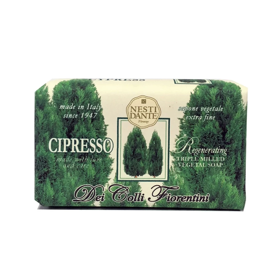 NESTI DANTE Dei Colli Fiorentini Cypress Scented Green Soap Bar